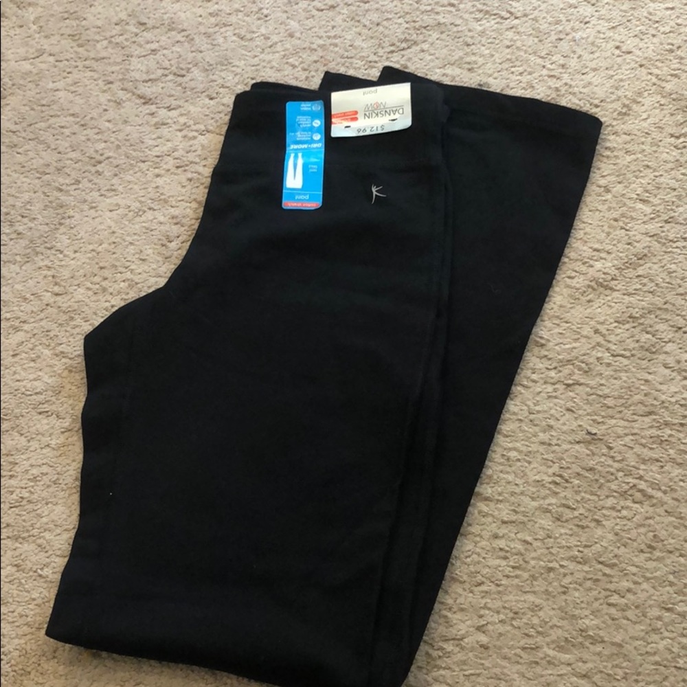 Danskin Boot Cut Black Leggings Size Small
